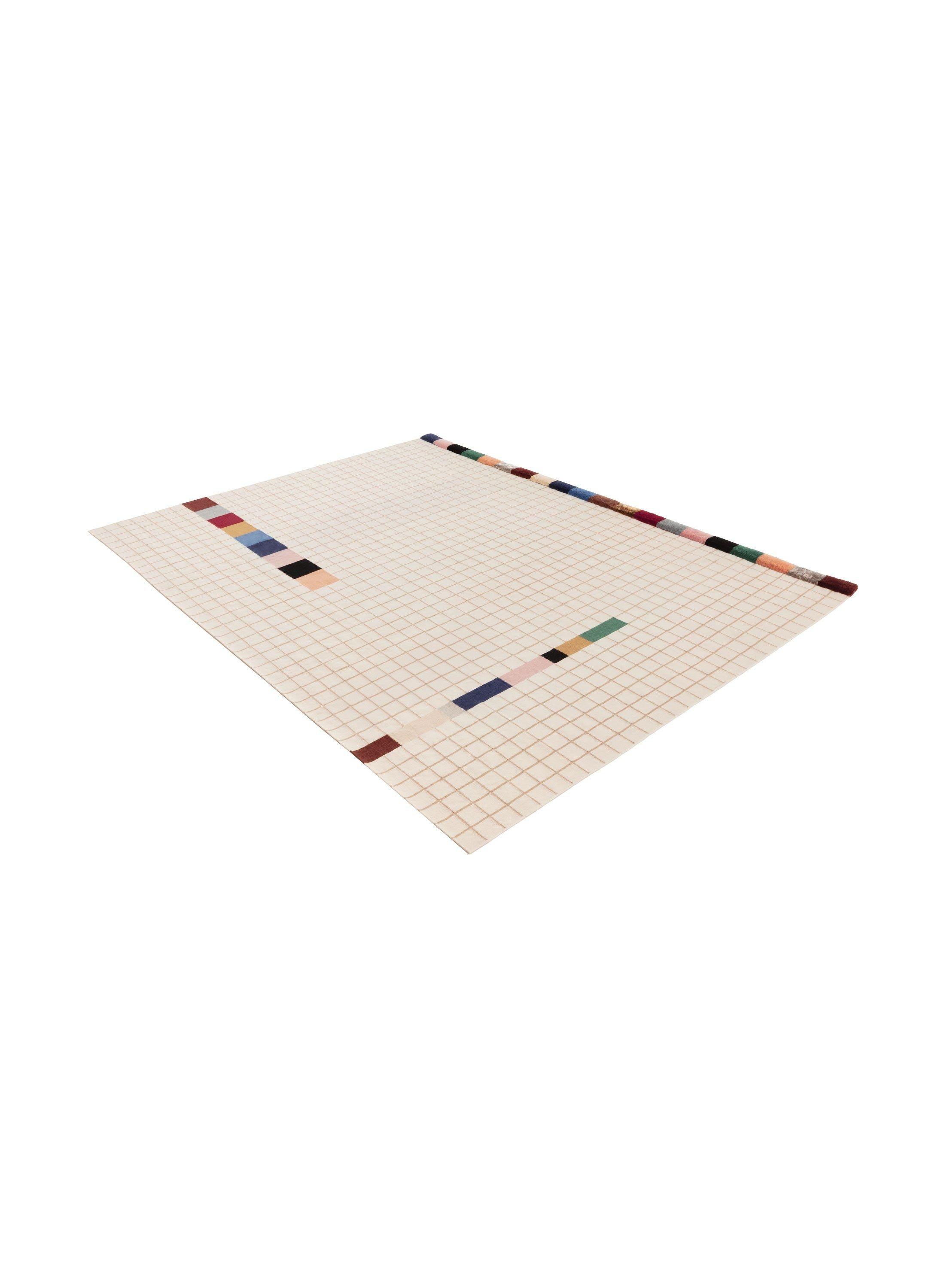 cc-tapis Raag Kollektion - RAAG RECTANGULAR GRID 3 handgefertigter Teppich von  Doshi Levien im Zustand „Neu“ im Angebot in Brooklyn, NY