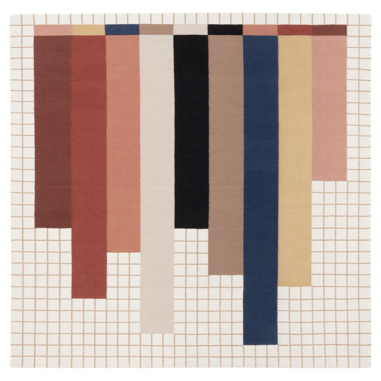 cc-tapis RAAG COLLECTION - RAAG SQUARE handgefertigter Teppich von  Doshi Levien im Angebot