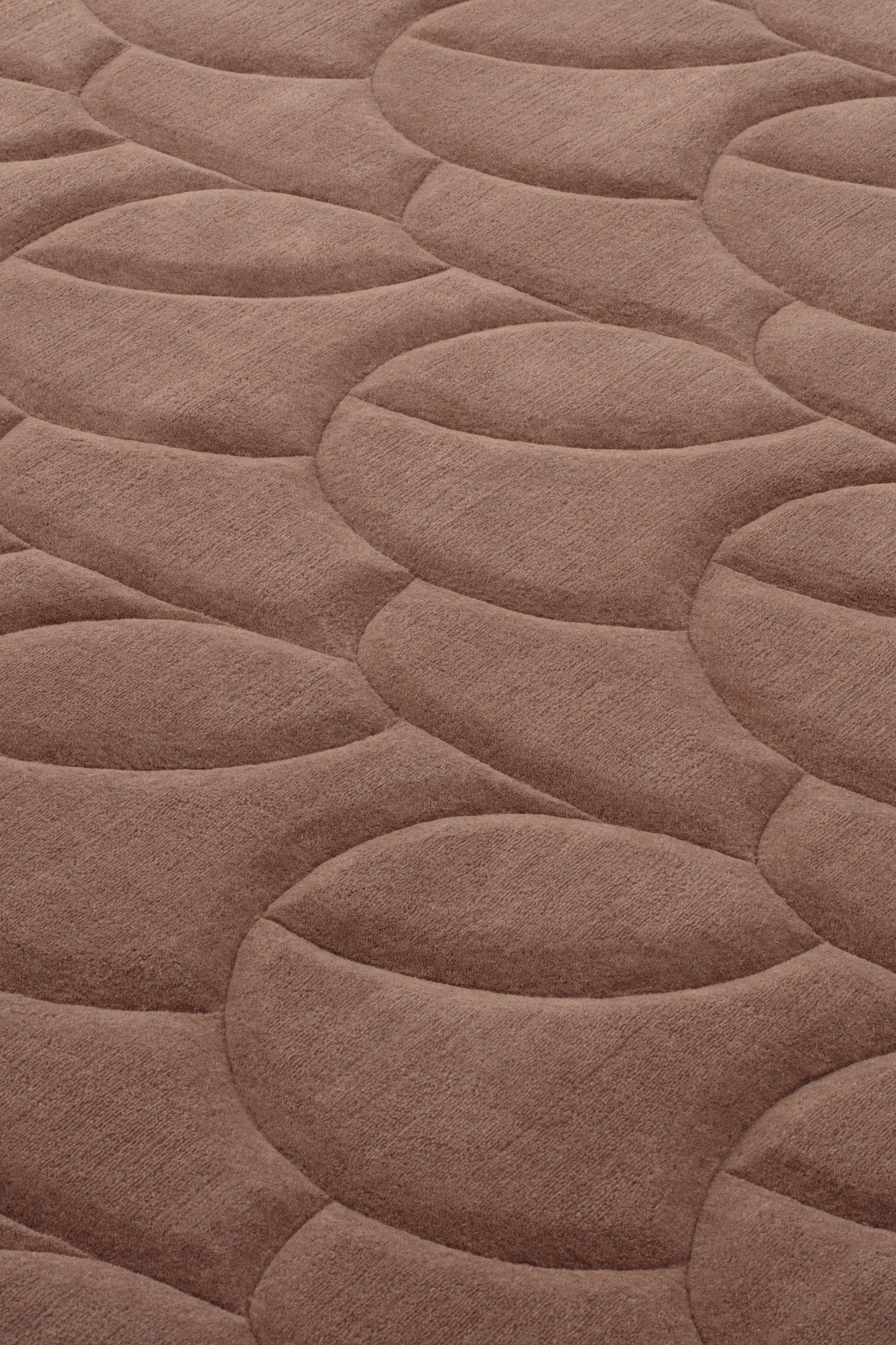Nepalese cc-tapis RILIEVO è un tappeto fatto a mano con finitura cammeo di Cristina Celestino in vendita