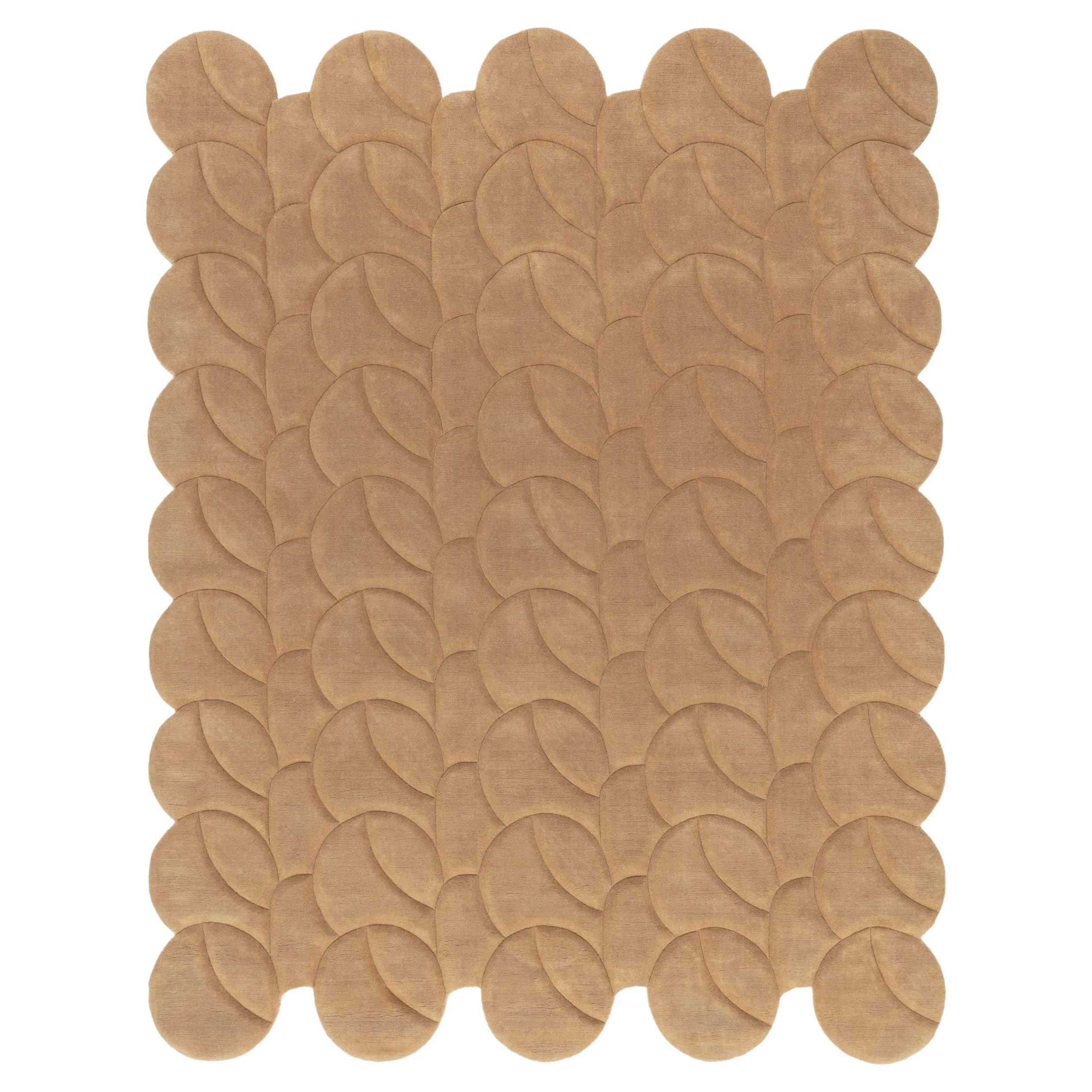 cc-tapis RILIEVO handmade rug in Sand Finish by Cristina Celestino