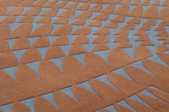 cc-tapis RIPPLE handmade rug in Lavander root Finish by Patricia Urquiola