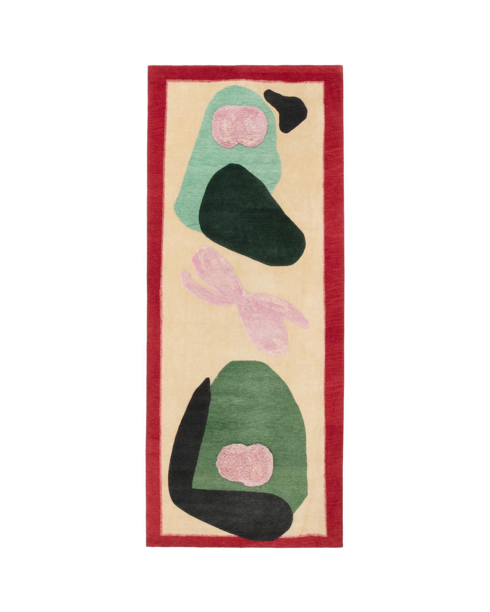 Nepalese cc-tapis RUDE COLLECTION - BITS AND BOBS  tappeto fatto a mano da Faye Toogood in vendita