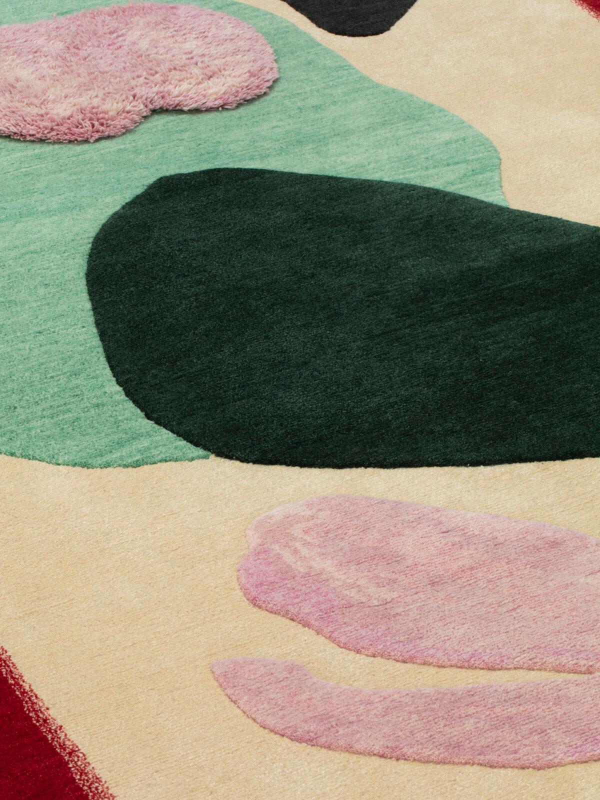 Contemporary cc-tapis RUDE COLLECTION - BITS AND BOBS  handmade rug by Faye Toogood For Sale