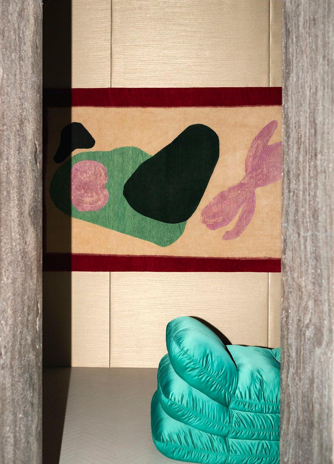 Lana cc-tapis RUDE COLLECTION - BITS AND BOBS  tappeto fatto a mano da Faye Toogood in vendita