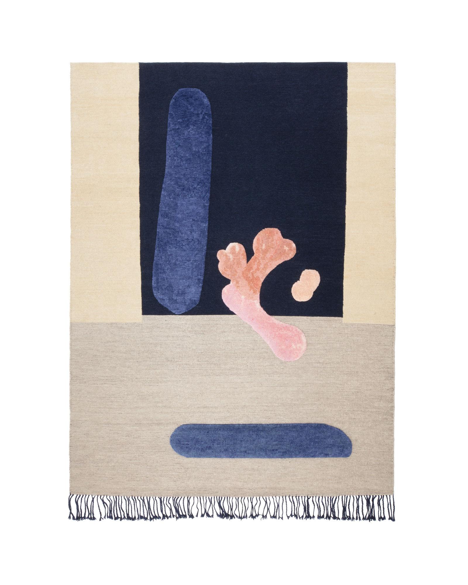 cc-tapis RUDE COLLECTION - BITS IN SPACE handmade rug by Faye Toogood For Sale 3