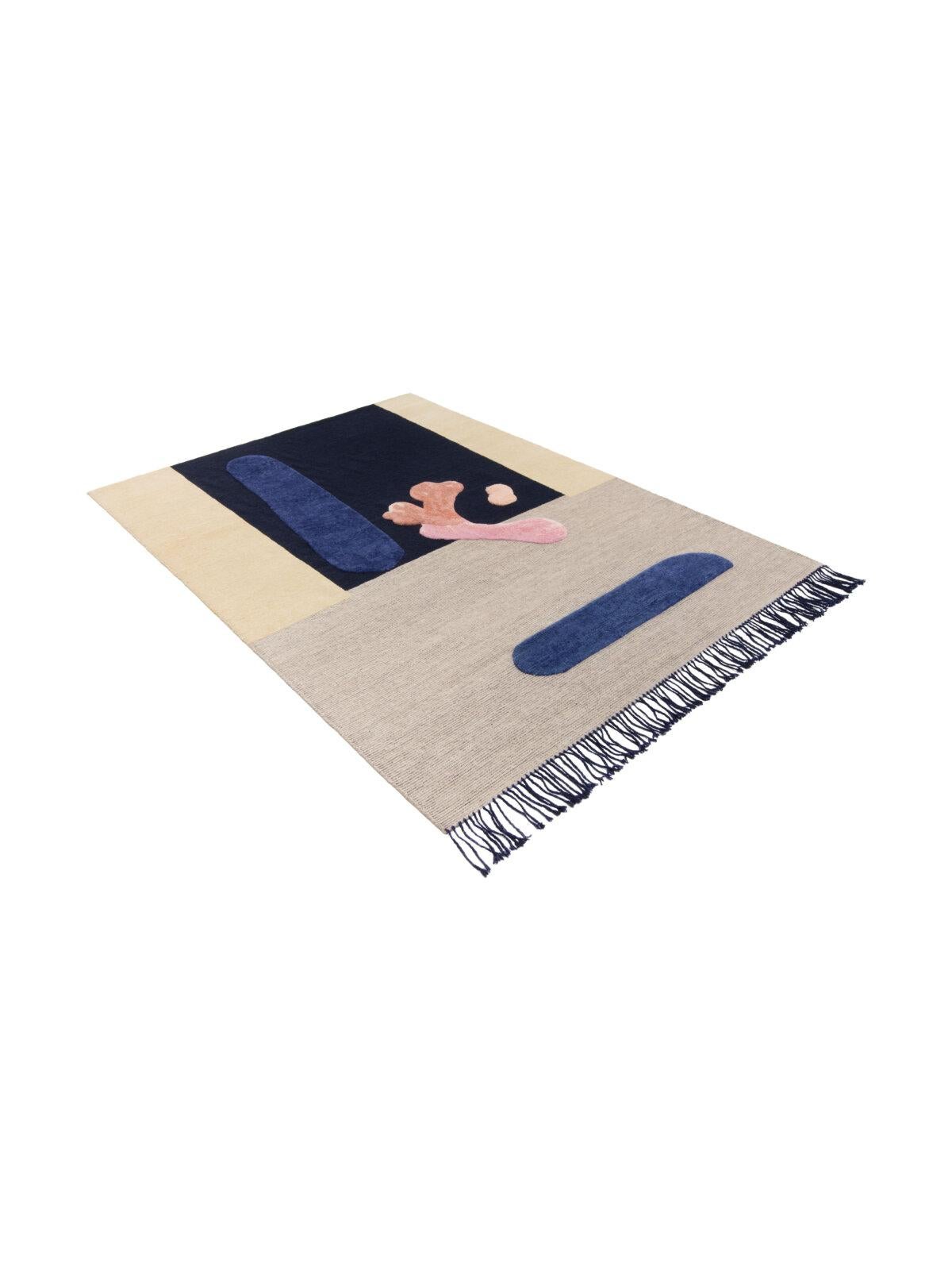 cc-tapis RUDE COLLECTION - BITS IN SPACE handmade rug by Faye Toogood For Sale 2