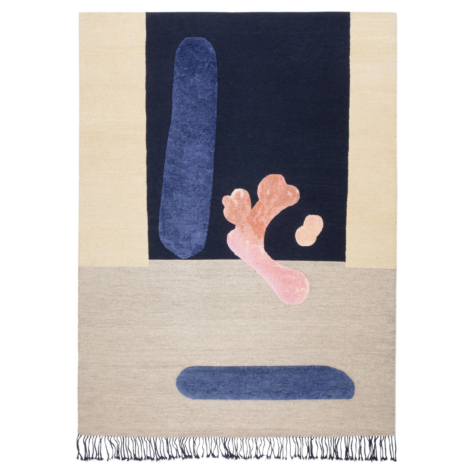 cc-tapis RUDE COLLECTION - BITS IN SPACE handmade rug by Faye Toogood For Sale