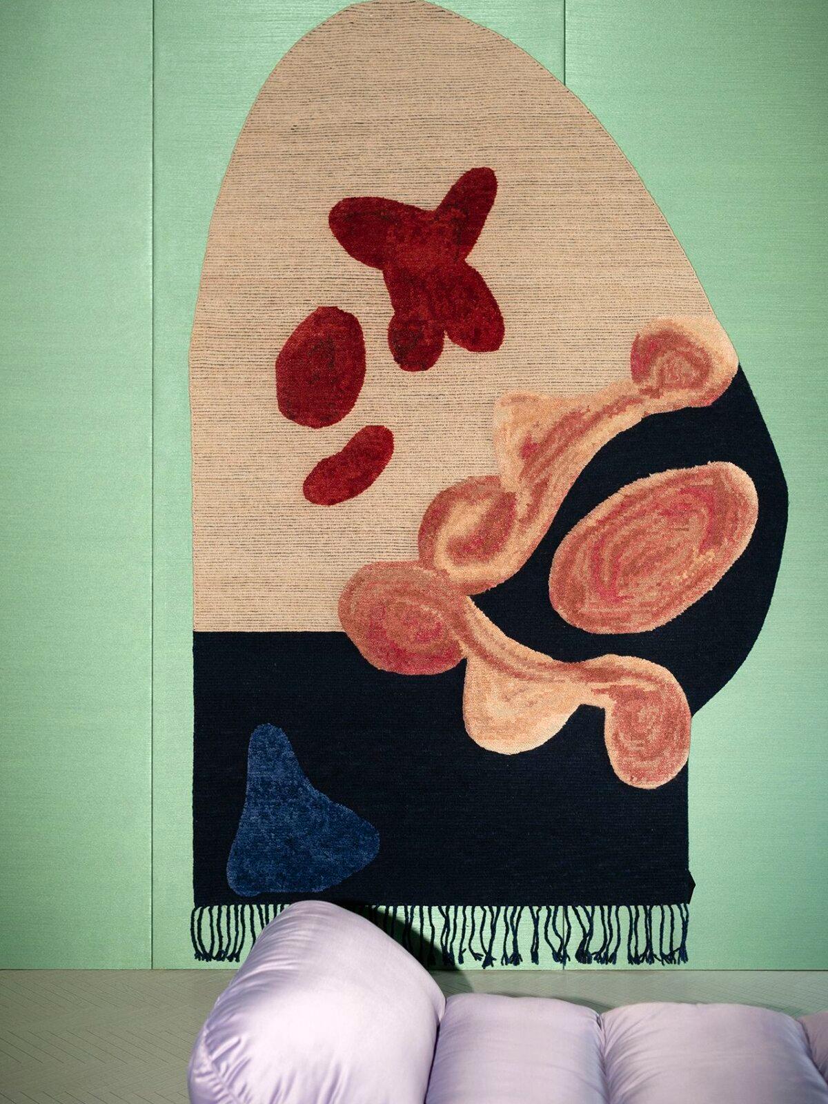 cc-tapis RUDE COLLECTION - Tappeto TIDDLYBITS fatto a mano da Faye Toogood in vendita 2