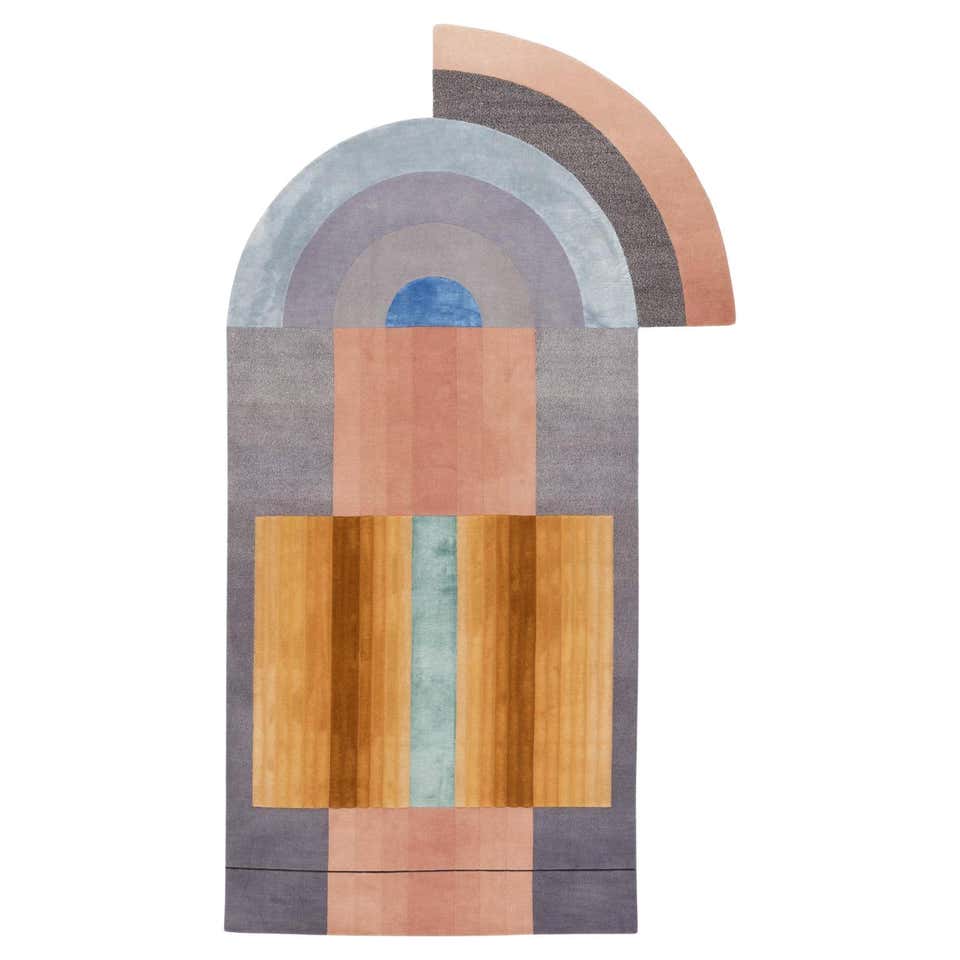 Farrah Ruby Hand-Knotted 10x8 Rug in Wool and Silk by Nicole Fuller For ...