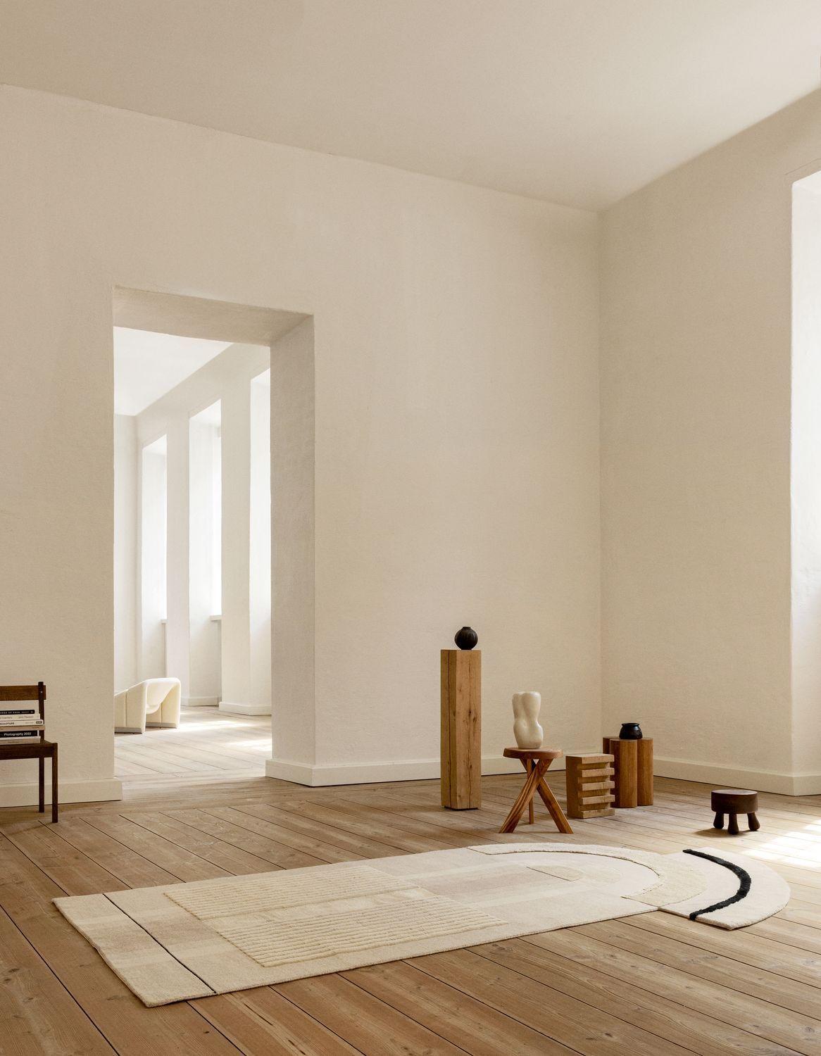 Modern cc-tapis Rug Bliss Big Ultimate Undyed by Mae Engelgeer For Sale