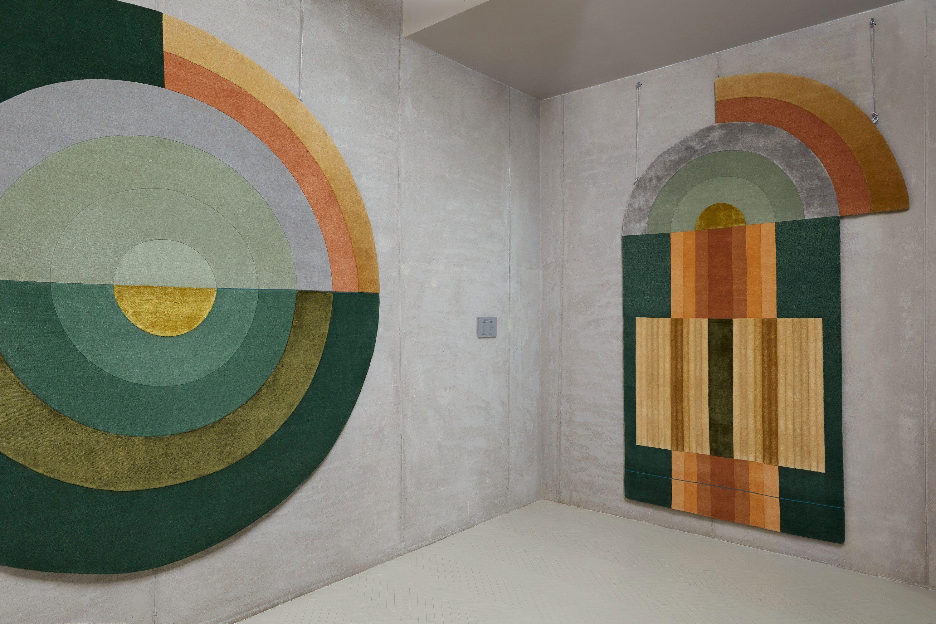 cc-tapis Rug Bliss Round in Forest by Mae Engelgeer In New Condition For Sale In Brooklyn, NY