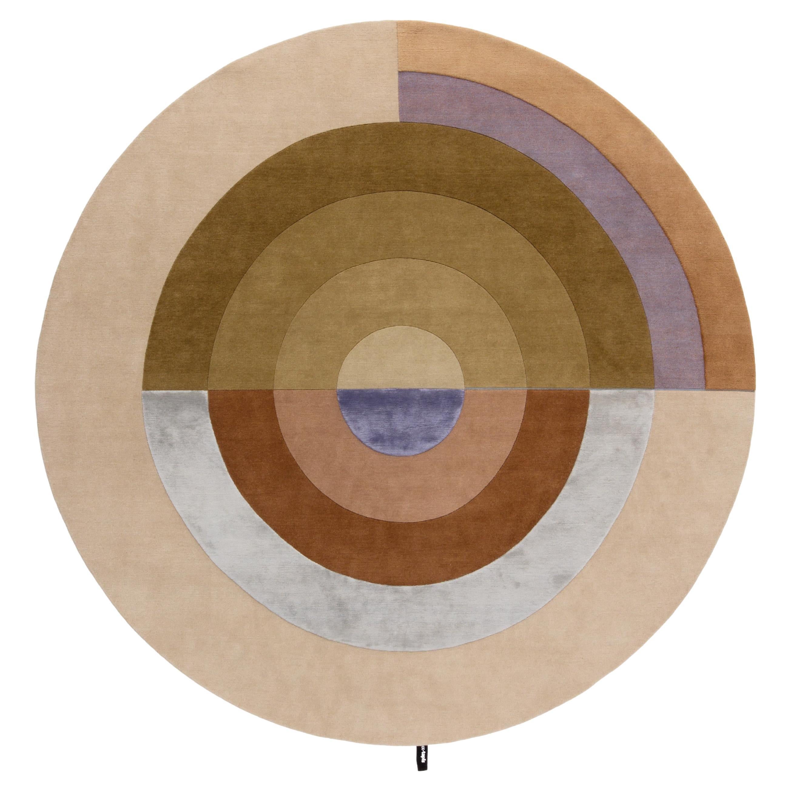cc-tapis Rug Bliss Round in Sand by Mae Engelgeer For Sale at 1stDibs