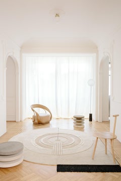 cc-tapis Rug Bliss Ultimate Undyed Round Natural by Mae Engelgeer