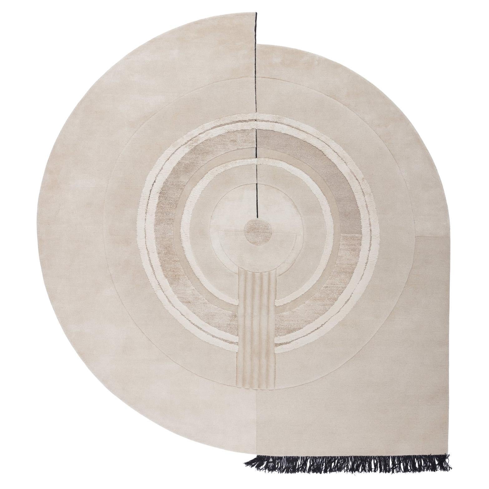 cc-tapis Rug Bliss Ultimate Undyed Round Natural by Mae Engelgeer - IN STOCK For Sale
