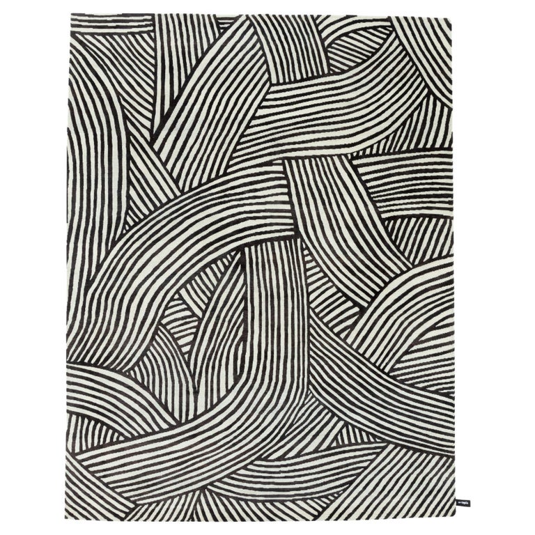 cc-tapis Rug Inky Dhow Black by Bethan Gray For Sale at 1stDibs