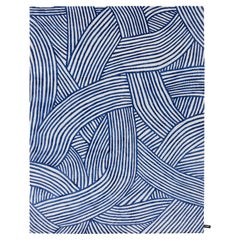 Tapis cc-tapis Inky Dhow by Bethan Gray en bleu - EN STOCK