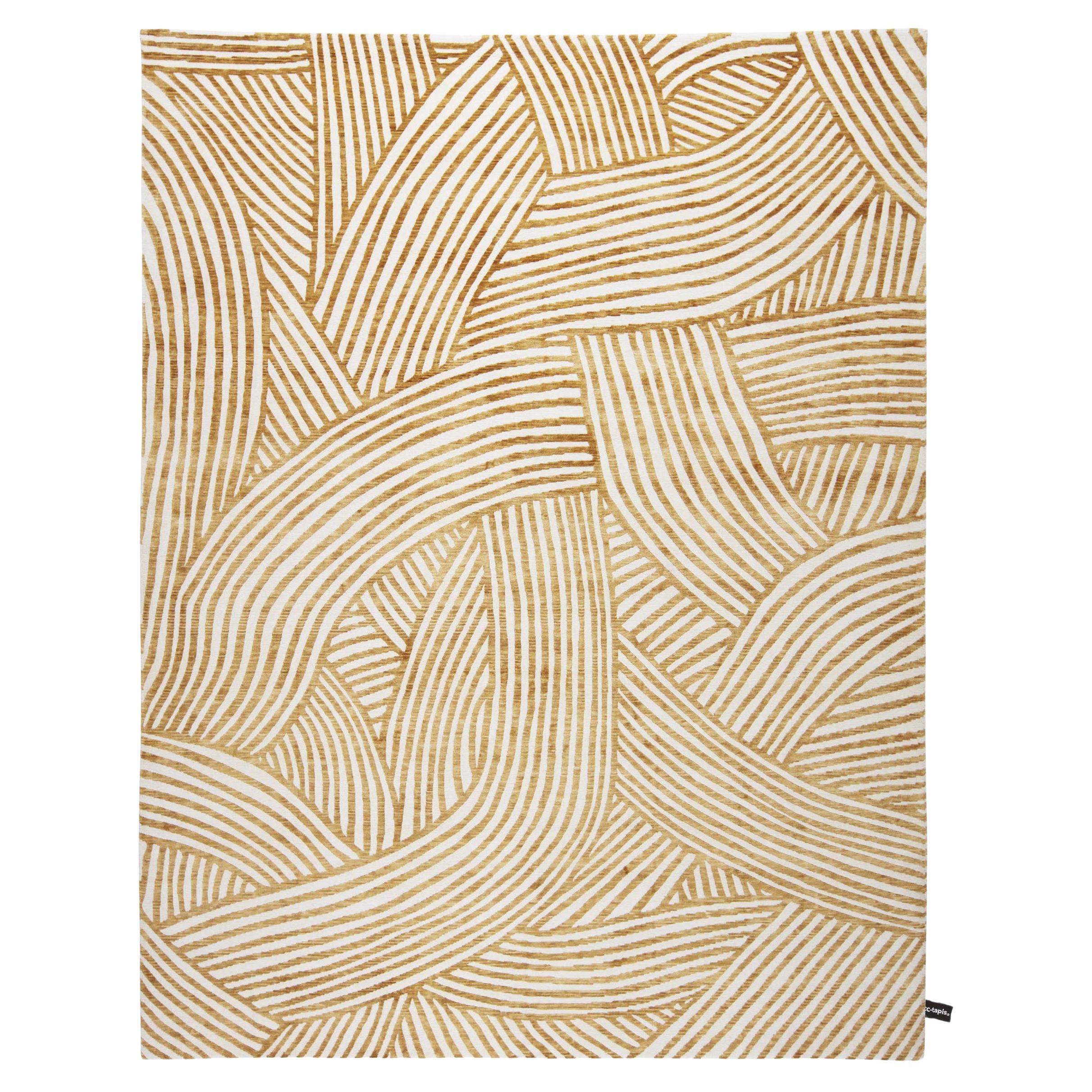 cc-tapis Rug Inky Dhow Gold by Bethan Gray - IN STOCK For Sale