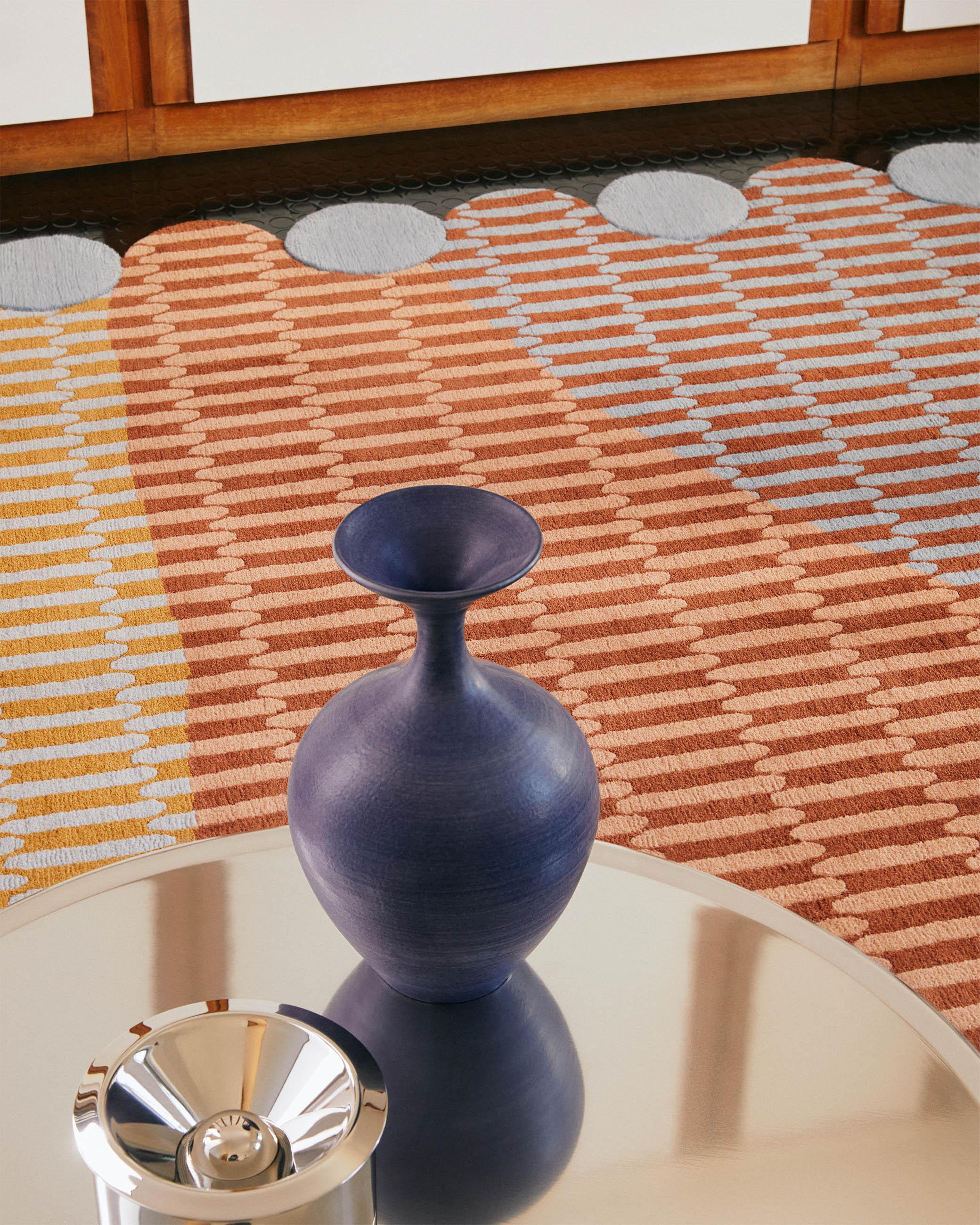 Moderne Tapis cc-tapis Tapis Paysage Au Soleil de Cristina Celestino pour Maison Matisse en vente