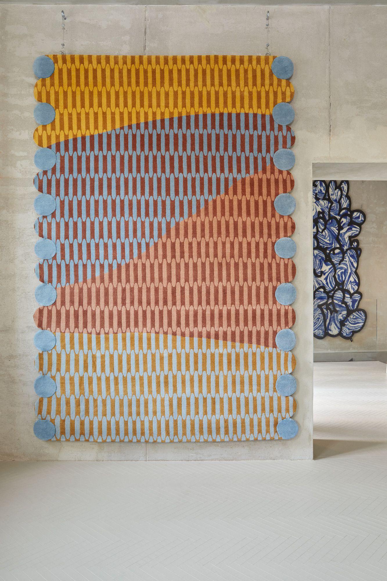 cc-tapis Rug Tapis Paysage Au Soleil by Cristina Celestino for Maison Matisse In New Condition For Sale In Brooklyn, NY