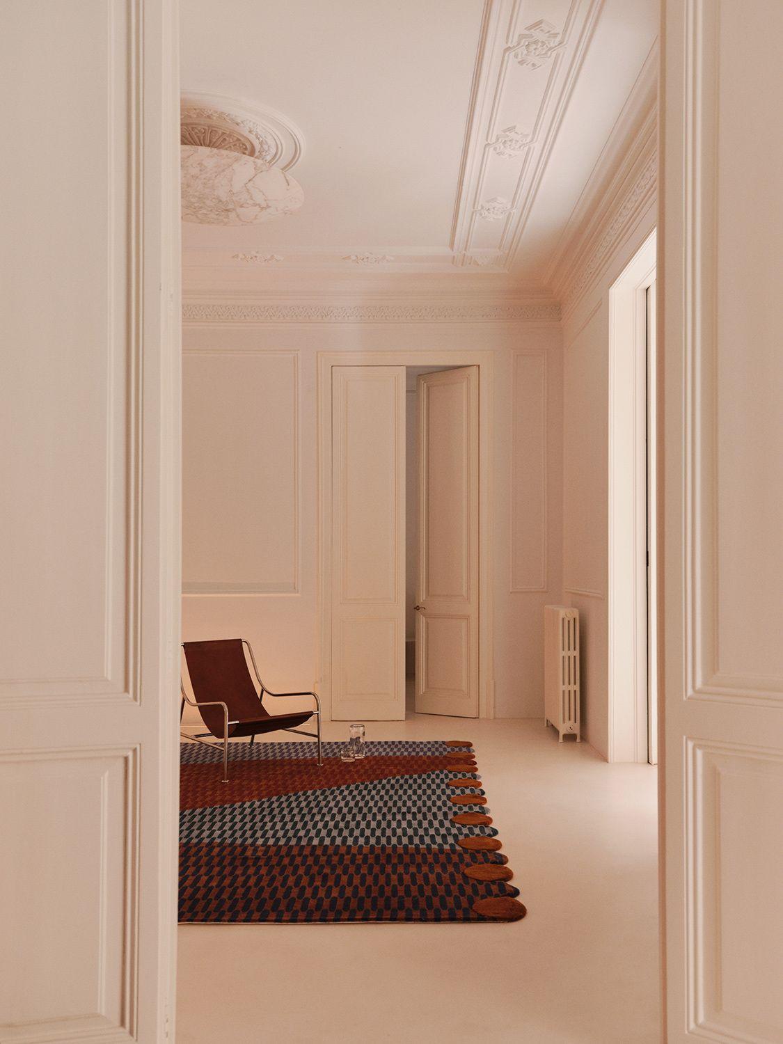Modern cc-tapis  Rug Tapis Paysage Le Soir by Cristina Celestino for Maison Matisse For Sale