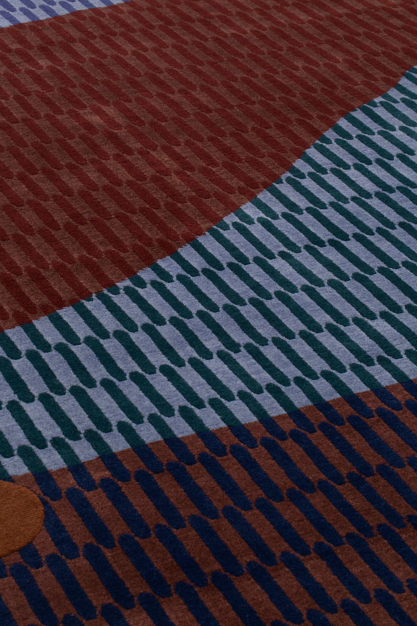 cc-tapis  Rug Tapis Paysage Le Soir by Cristina Celestino for Maison Matisse In New Condition For Sale In Brooklyn, NY