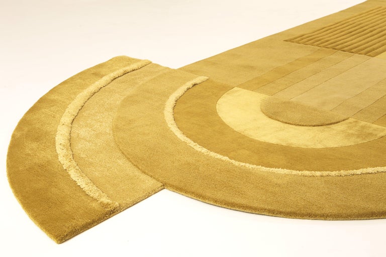 Modern cc-tapis Rug Ultimate Bliss Gold by Mae Engelgeer for Duplex - showroom sample