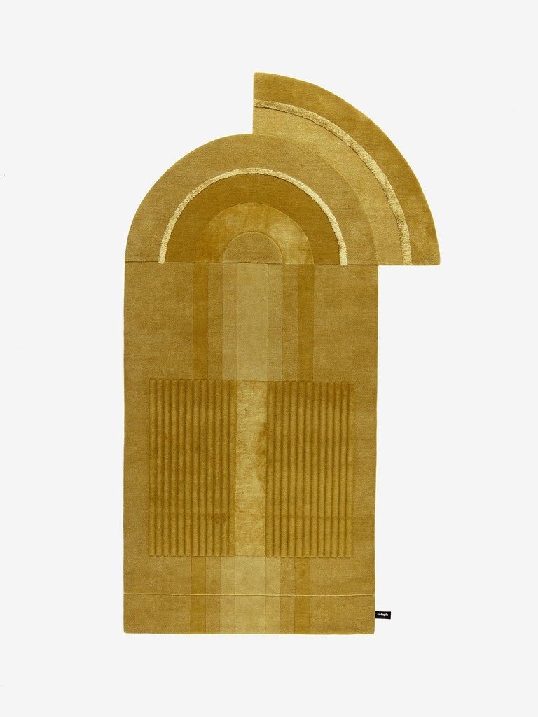 Contemporary cc-tapis Rug Ultimate Bliss Gold by Mae Engelgeer for Duplex - showroom sample