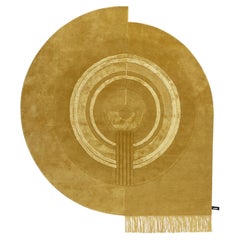 cc-tapis Teppich Ultimate Bliss Gold Round von Mae Engelgeer für Duplex