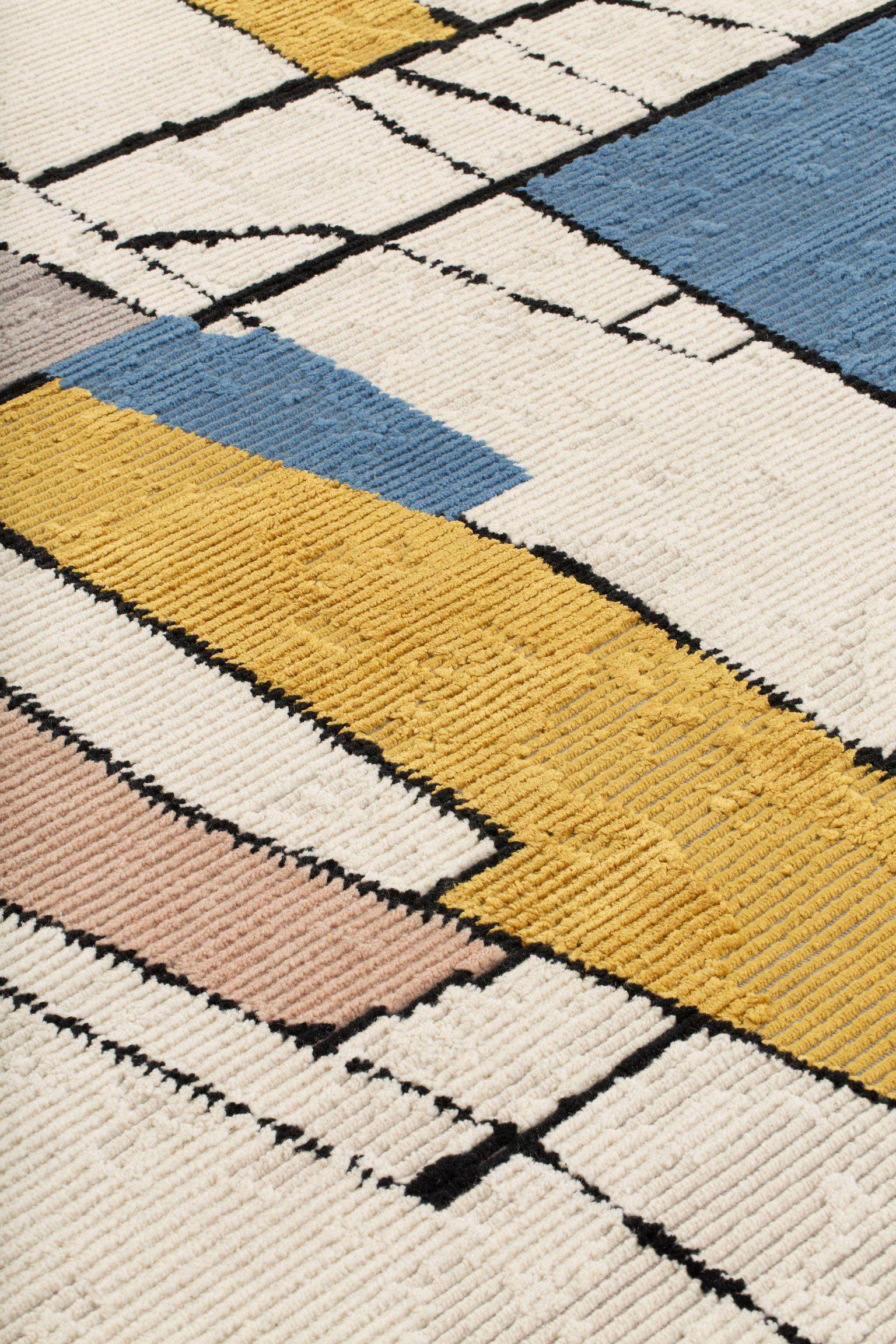 cc-tapis Segni Minimi 6 Rug by Giuseppe Di Costanzo In New Condition For Sale In Brooklyn, NY