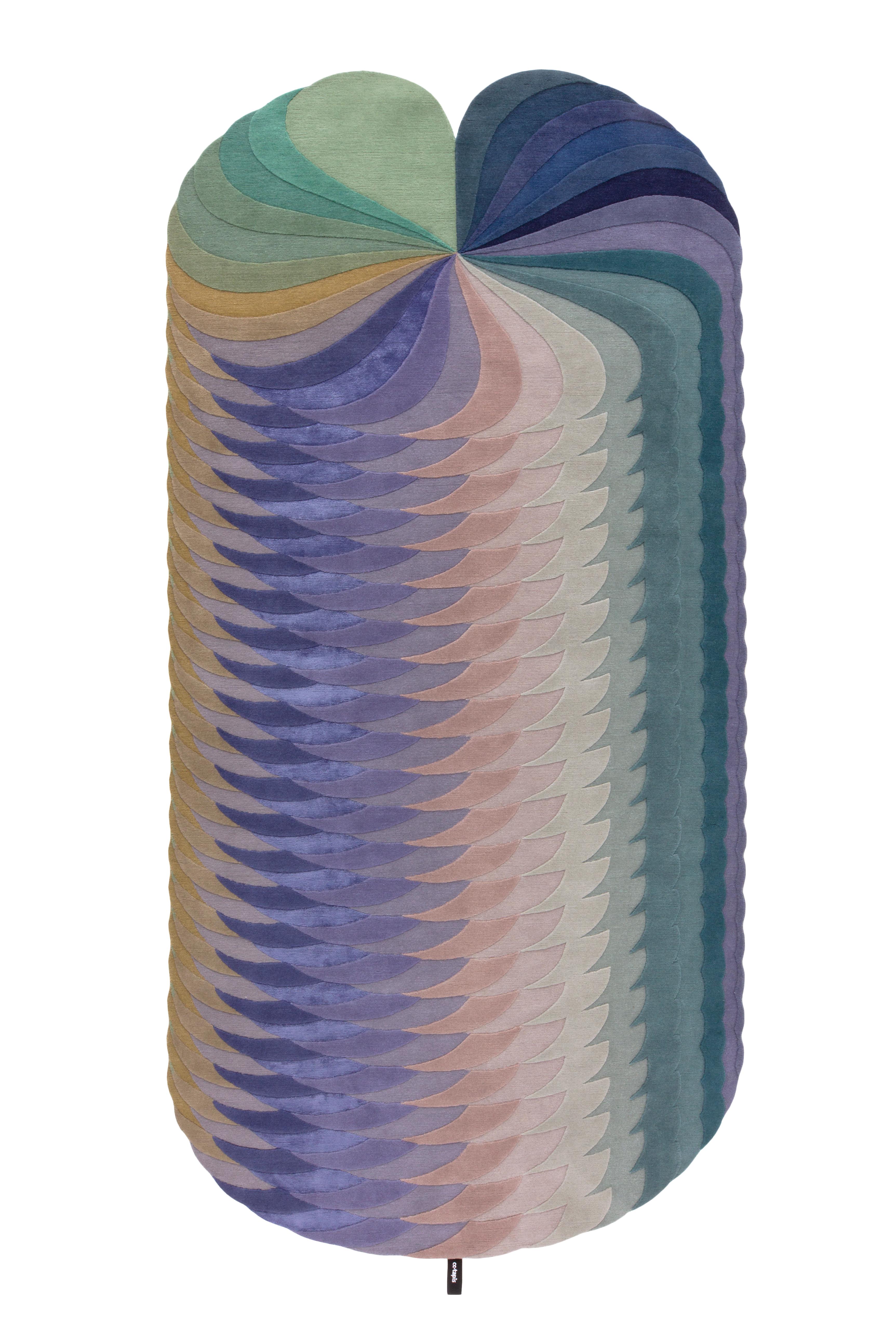 Moderne Tapis de couloir cc-tapis Slinkie de Patricia Urquiola en vente