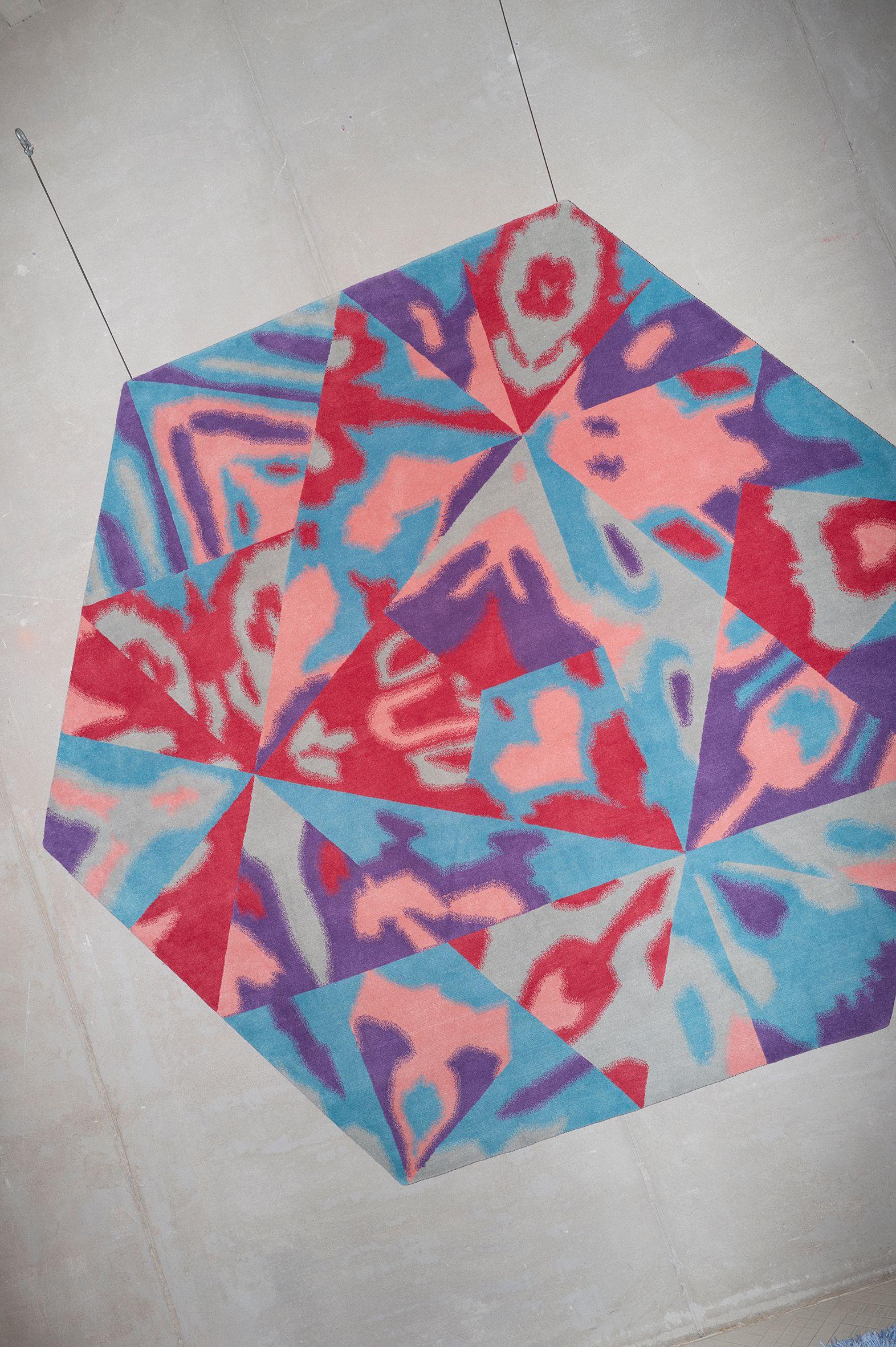 Nepalese cc-tapis SOFT WOOD handmade rug by Bethan Laura Wood For Sale