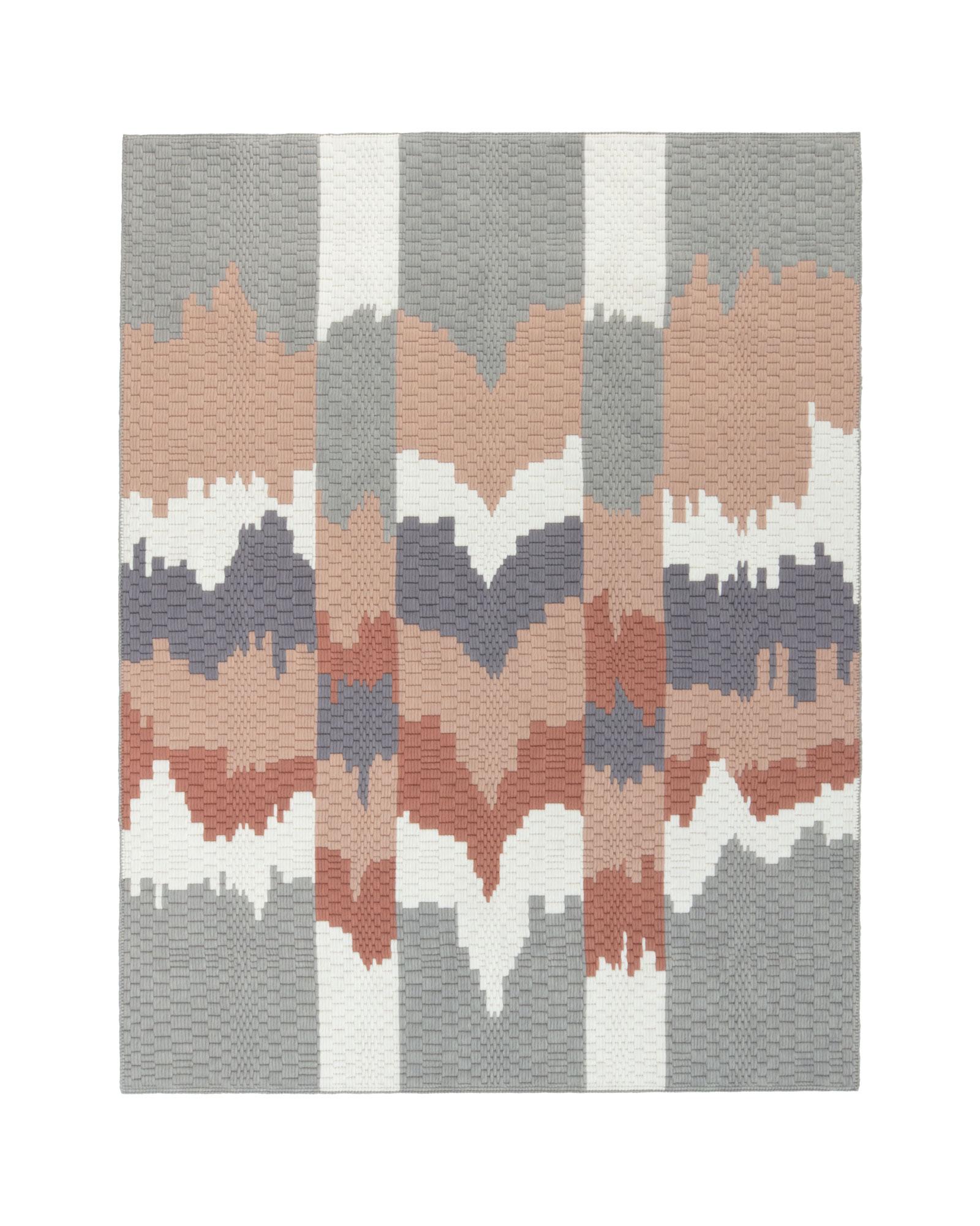Contemporary cc-tapis SONORA IRON handmade rug by Patricia Urquiola For Sale