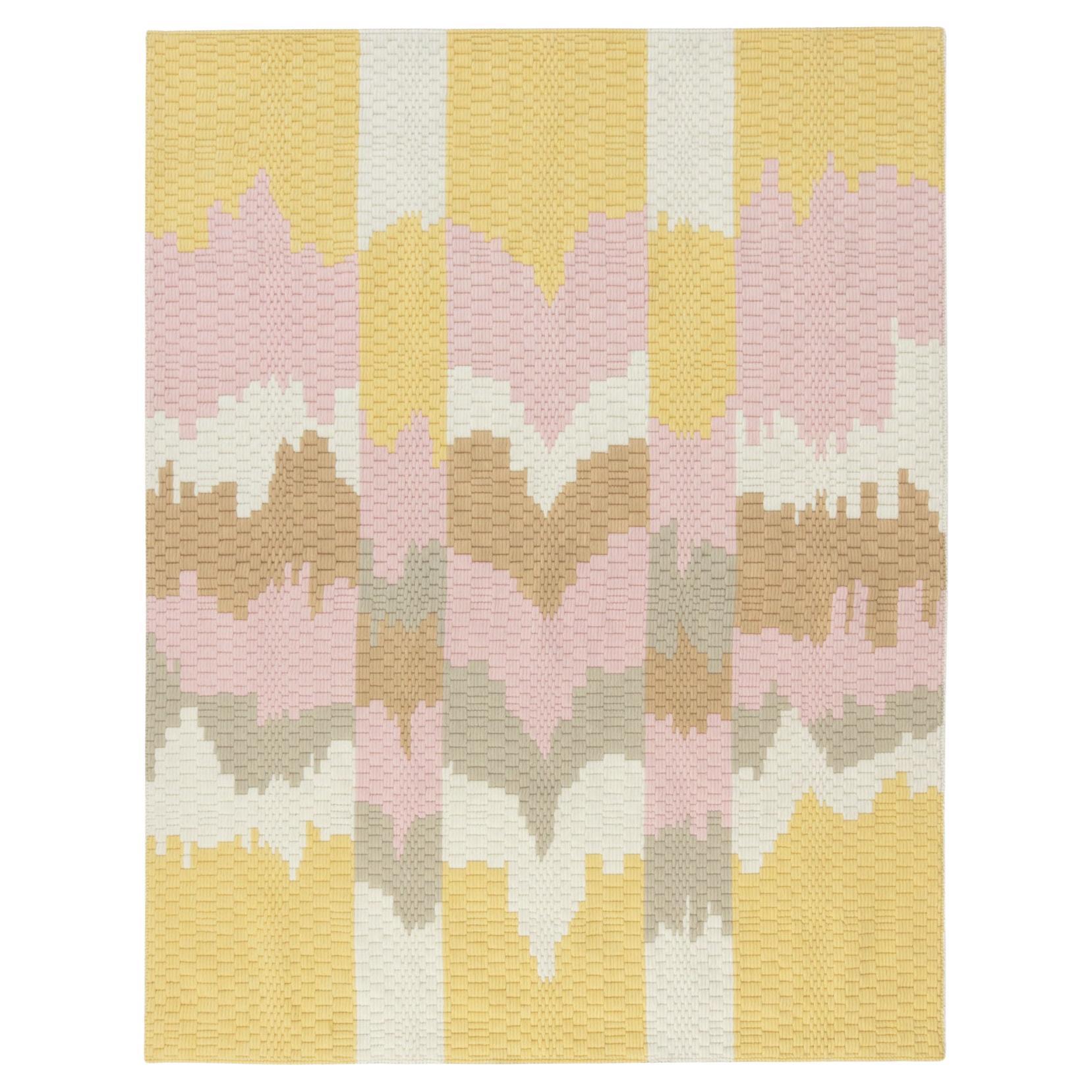 cc-tapis SONORA PINK handmade rug by Patricia Urquiola For Sale