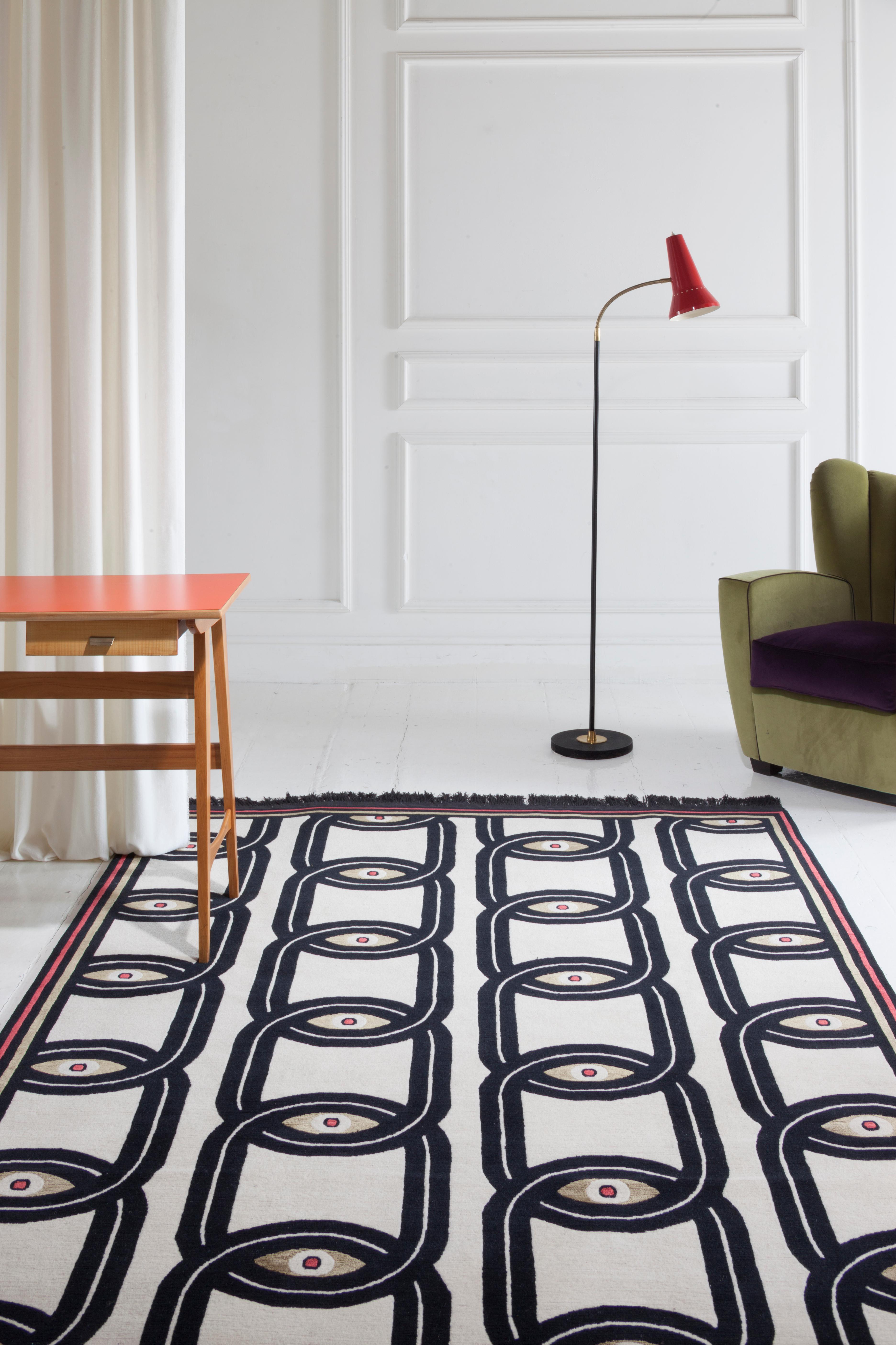 cc-tapis Alfombra Ojos Encadenados de Federico Pepe Moderno en venta