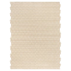 cc-tapis SPIRALÉ LINEN tapis fait main par Dominique Perrault