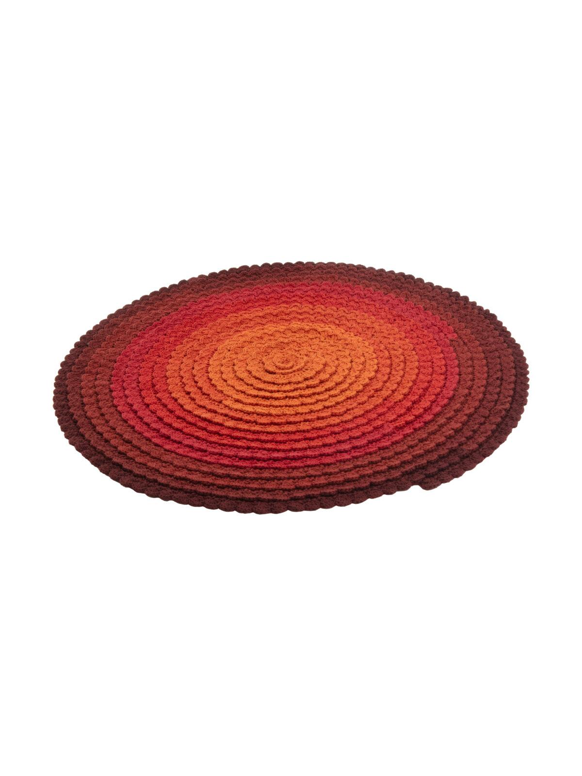 cc-tapis SWIRL AUTUMN handgefertigter Teppich von Univers Uchronia, handgefertigt im Zustand „Neu“ im Angebot in Brooklyn, NY