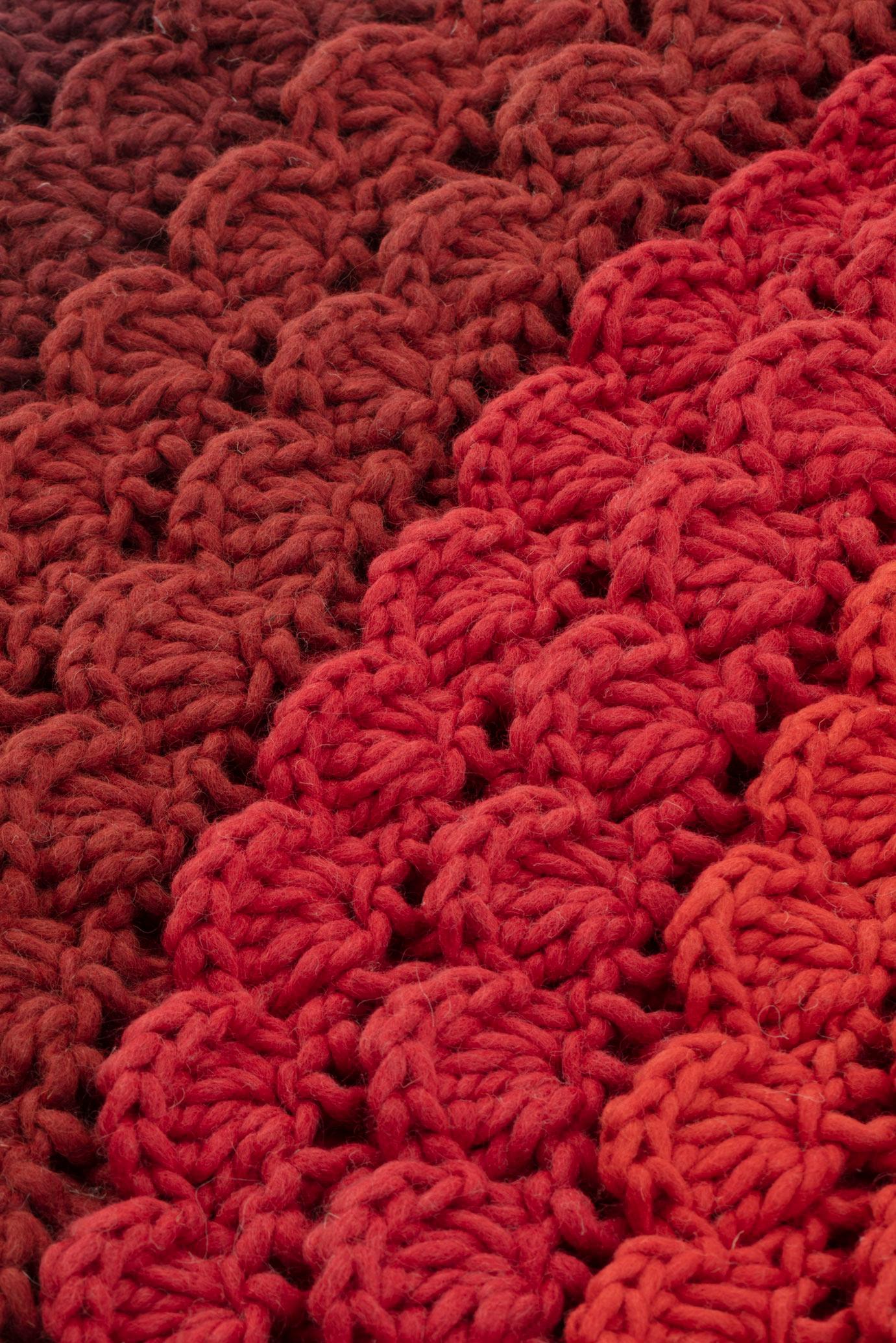 Contemporary cc-tapis SWIRL AUTUMN handmade rug by Univers Uchronia For Sale
