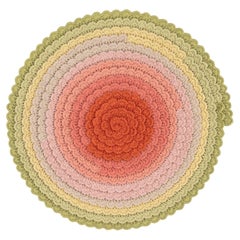 cc-tapis SWIRL SPRING Petit tapis fait main par Univers Uchronia