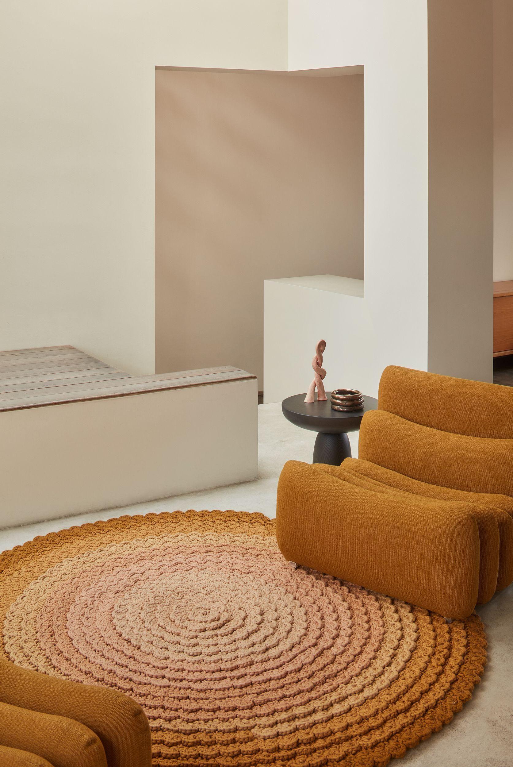 cc-tapis SWIRL SUMMER tappeto fatto a mano da Univers Uchronia in vendita 2