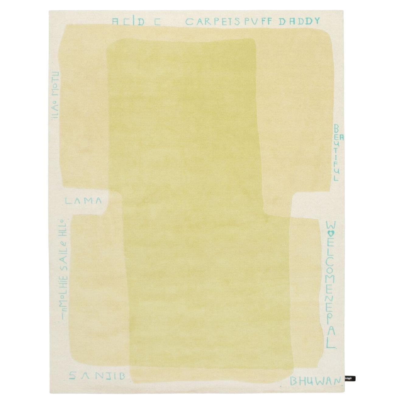 cc-tapis Tappeto Telegram Collection Gramma B Green di Formafantasma