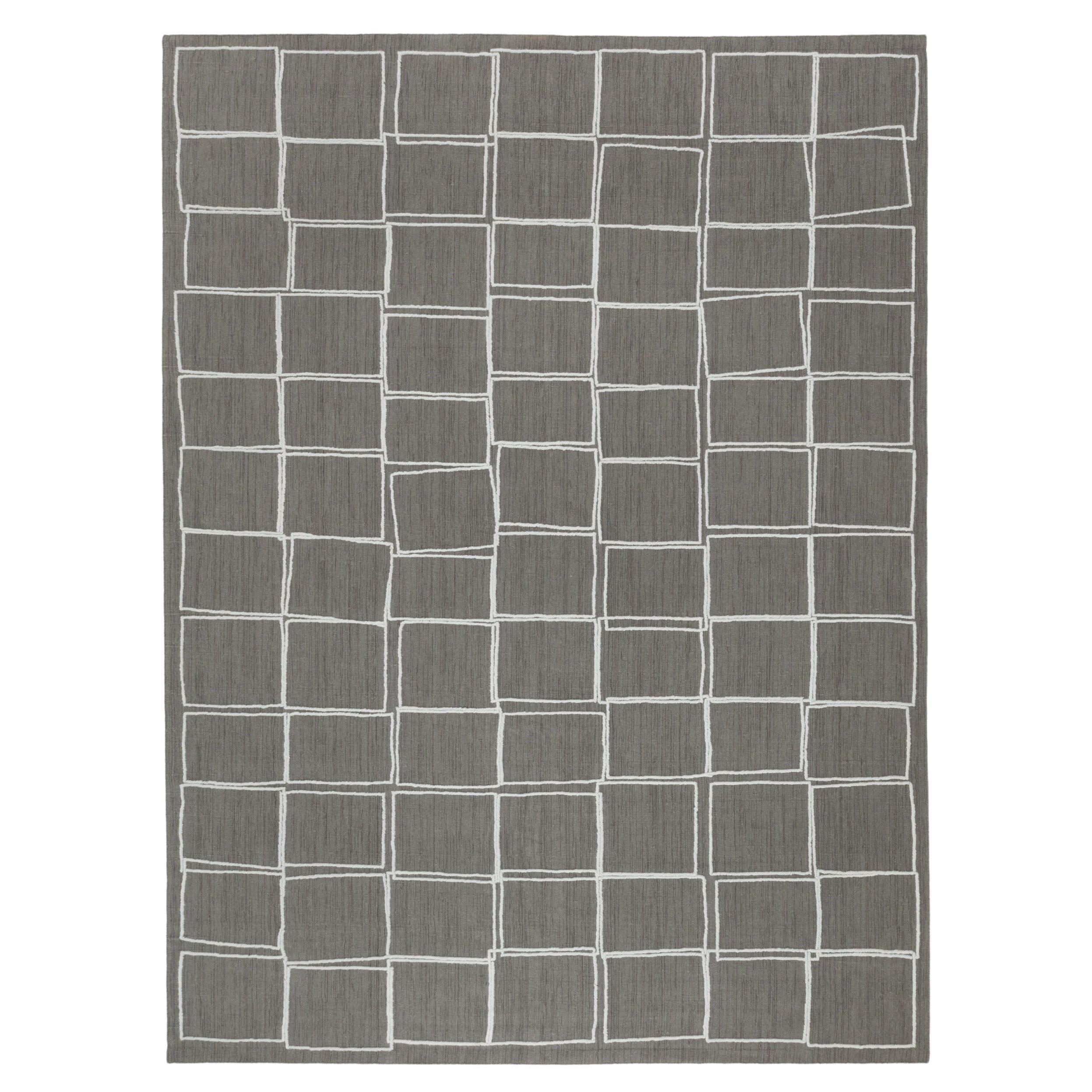 cc-tapis Tessera Offset Large, tappeto in grigio chiaro di Yabu Pushelberg
