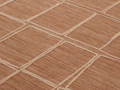 cc-tapis Tessera Offset Medium rug in Brown caramel by Yabu Pushelberg