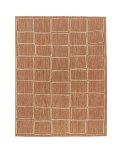 cc-tapis Tessera Offset Medium rug in Brown caramel by Yabu Pushelberg