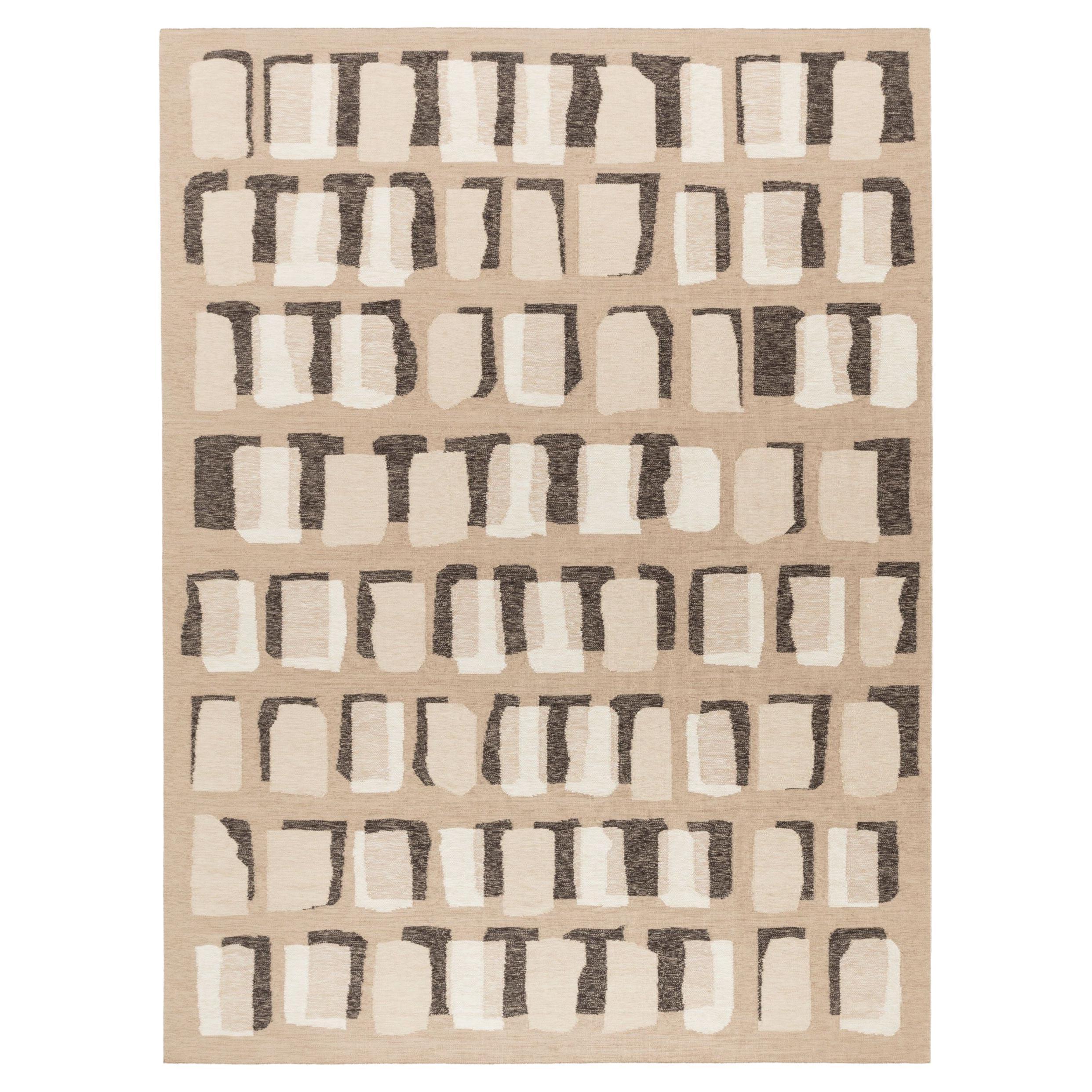 cc-tapis Tappeto Tessera Overlay Large in Moka di Yabu Pushelberg