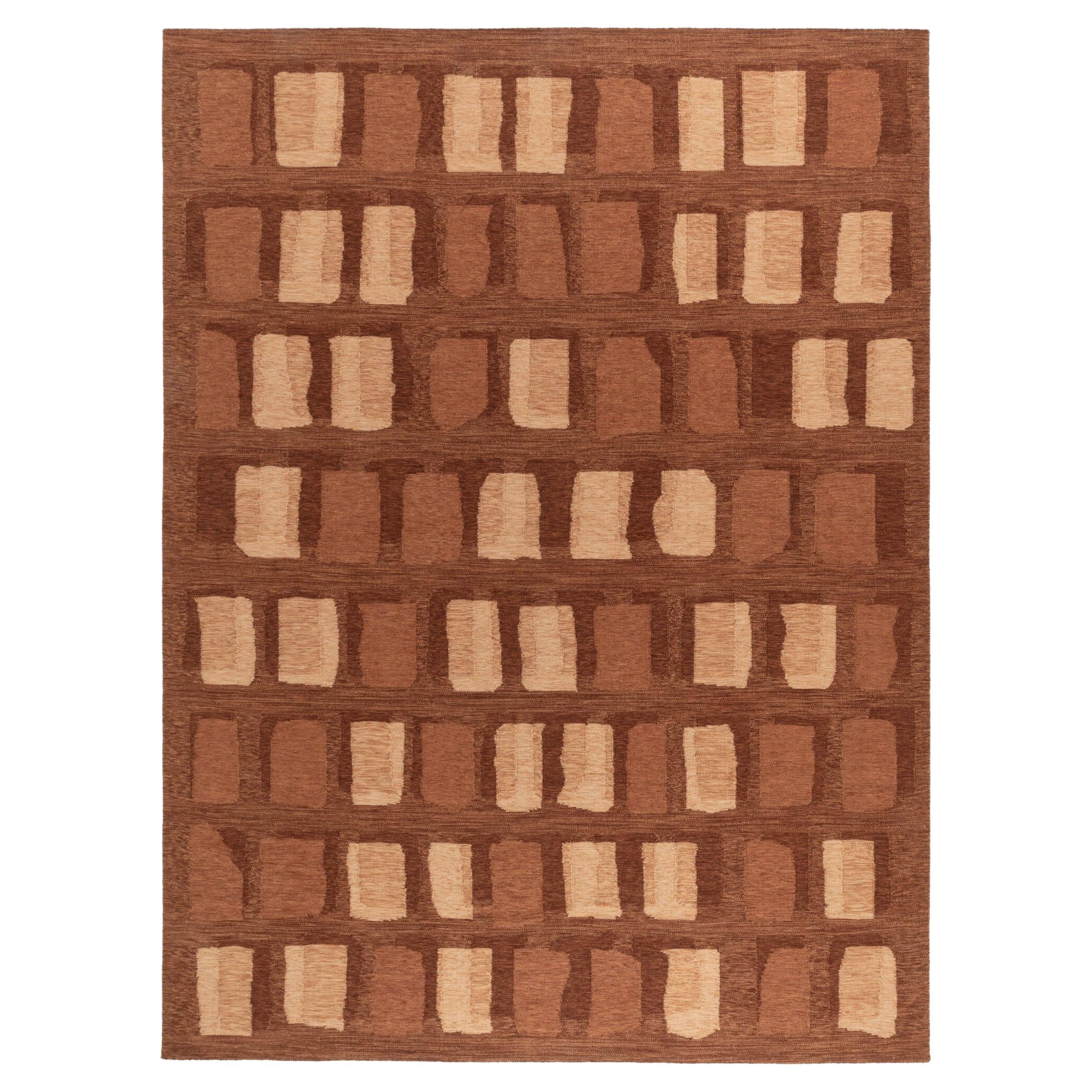 cc-tapis Tessera Overlay Großer Teppich in Rust von Yabu Pushelberg