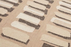 cc-tapis Tessera Overlay Medium rug in Moka by Yabu Pushelberg