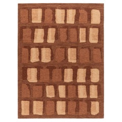 cc-tapis Tessera Overlay Medium rug in Rust by Yabu Pushelberg