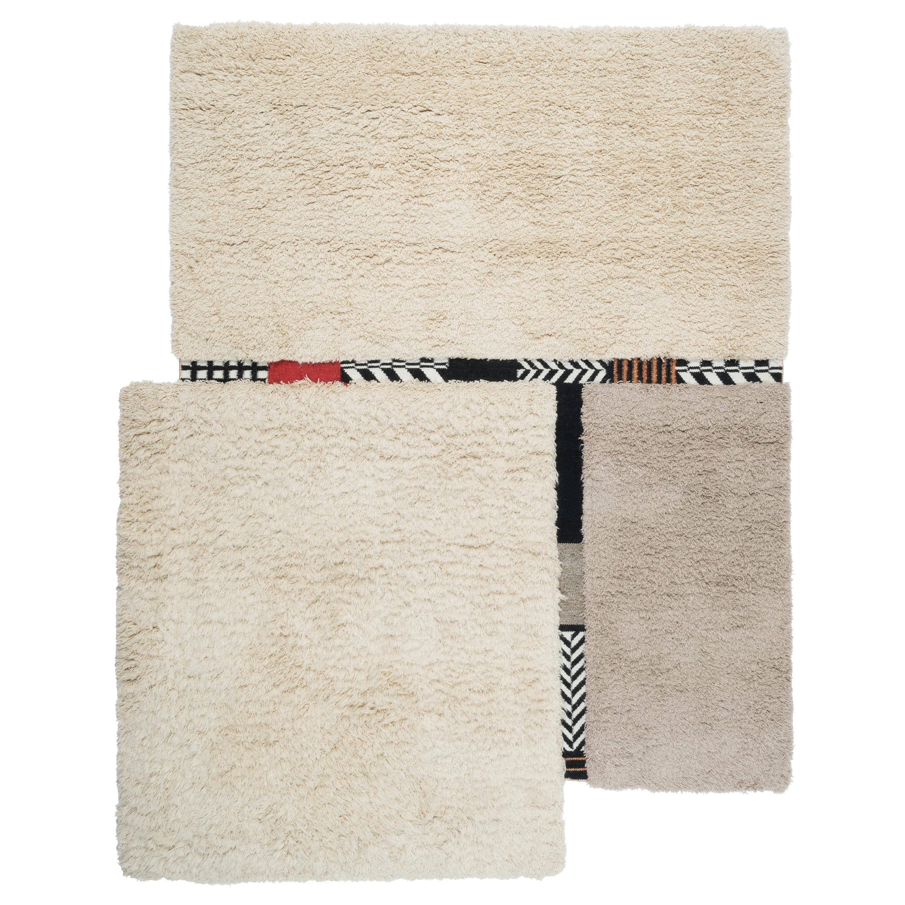 For Sale: Brown (Undyed) cc-tapis Tribù Mata Rug by Ludovica+Roberto Palomba