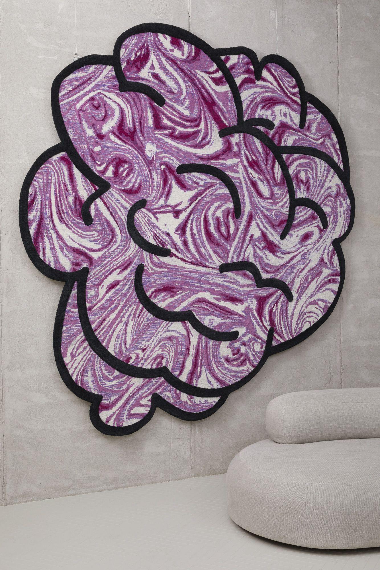 cc-tapis Venus Cirrus Rug in Pink by Patricia Urquiola In New Condition For Sale In Brooklyn, NY