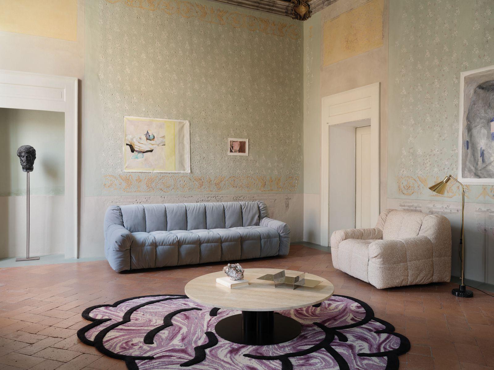 Contemporary cc-tapis Venus Cirrus Rug in Pink by Patricia Urquiola For Sale